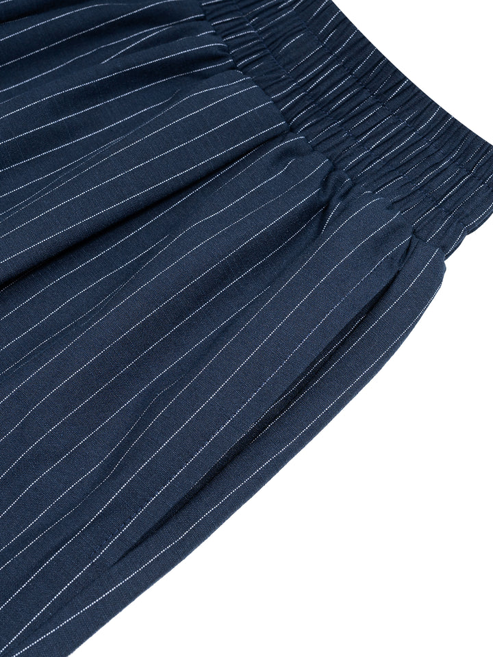 WOMEN PENT  Striped Pleated Pants