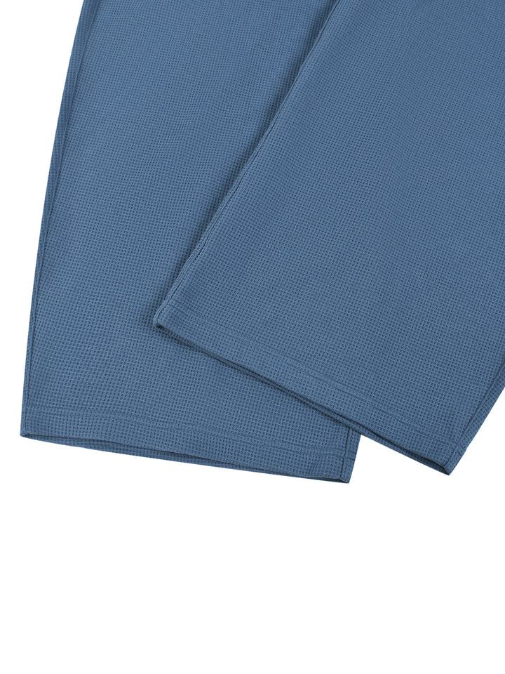 WOMEN PENT Waffle Barrel Leg Pants