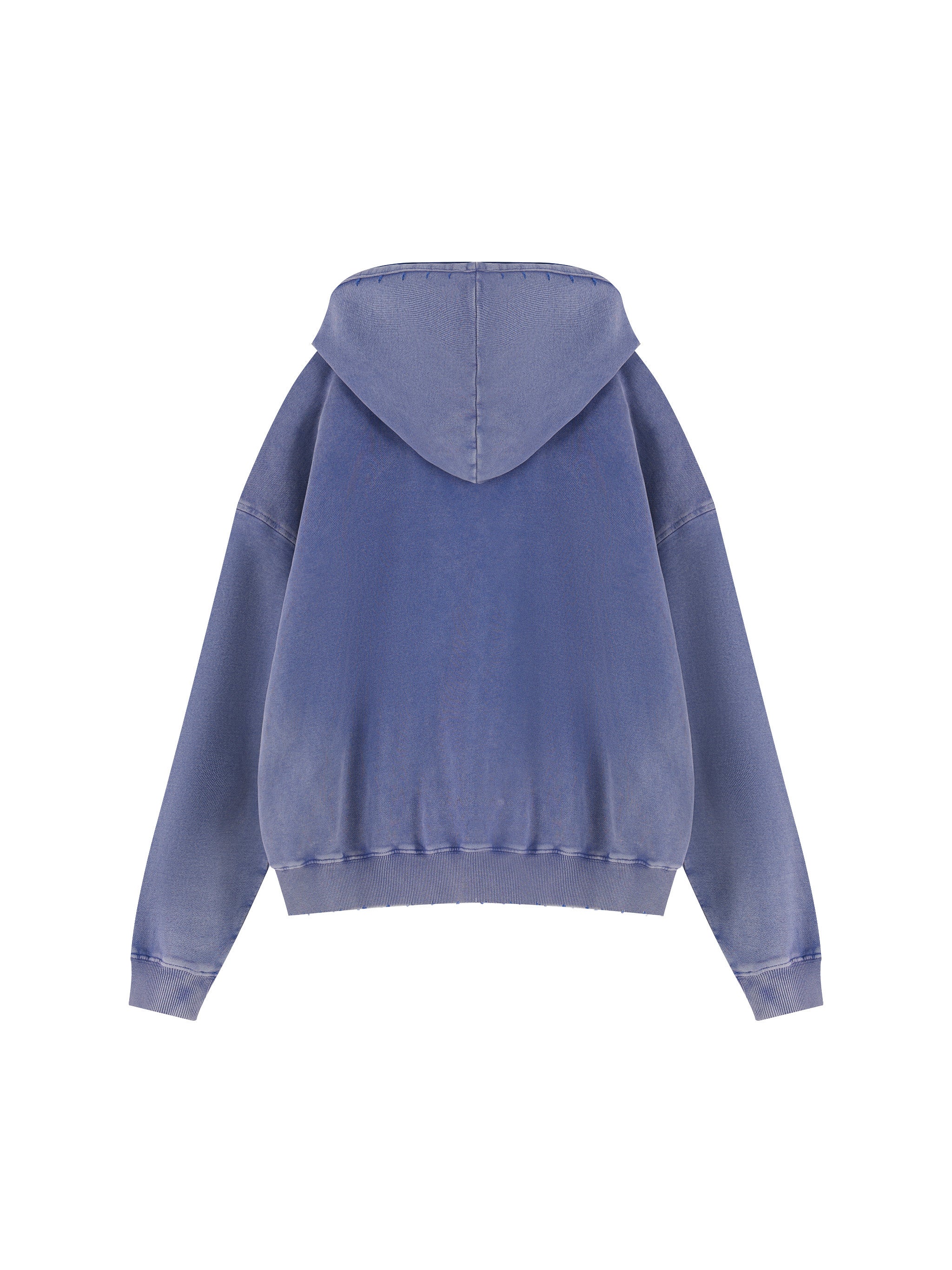 Unisex Mineral Wash Distressed Hoodie