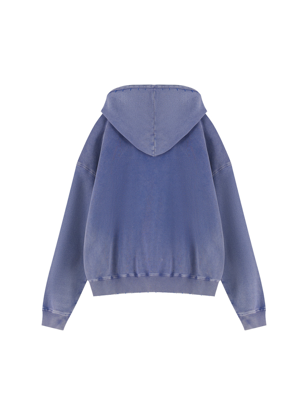 Unisex Mineral Wash Distressed Hoodie