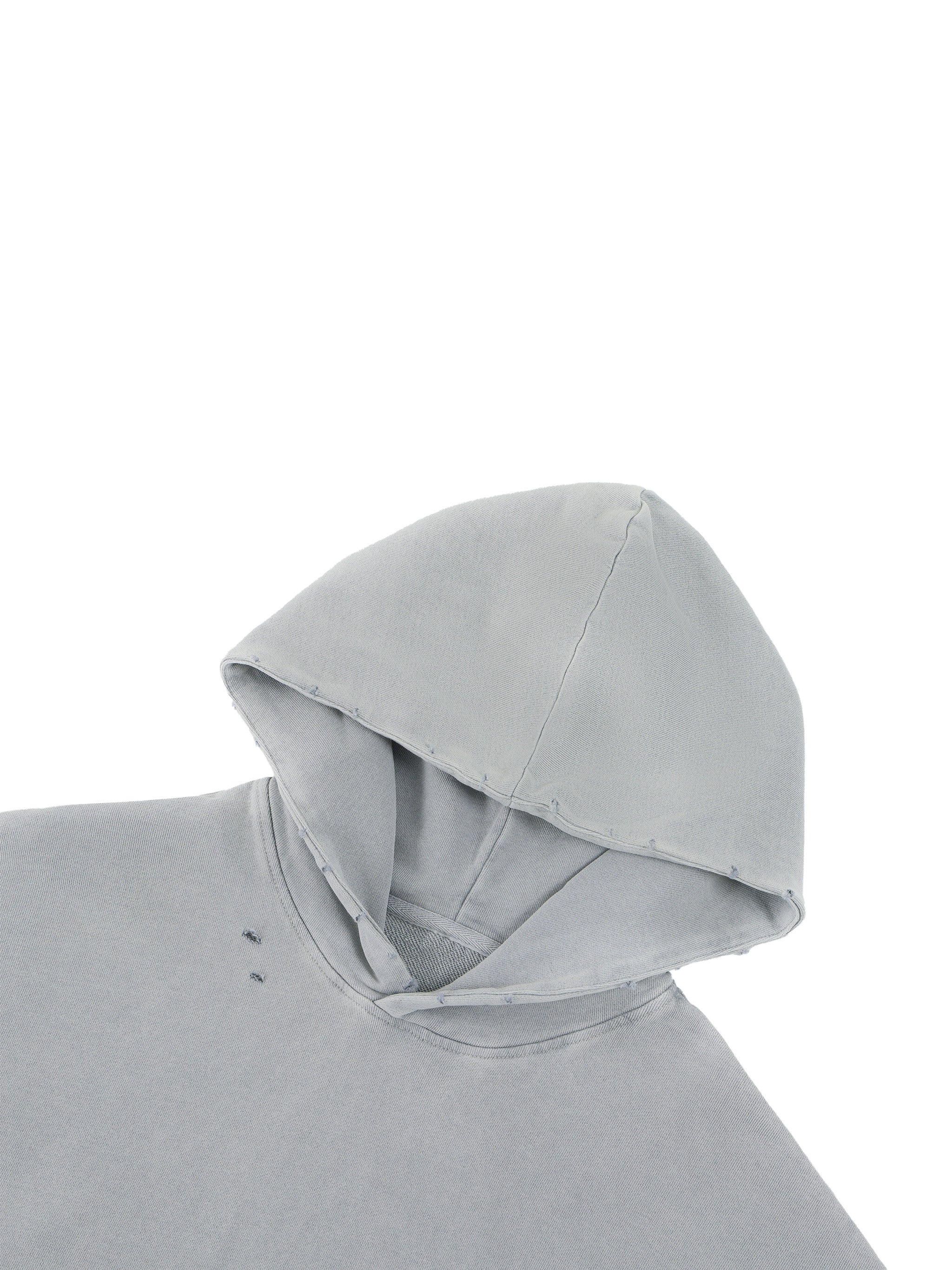 Unisex Mineral Wash Distressed Hoodie