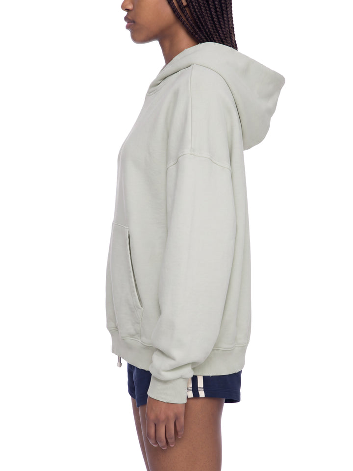 WOMEN HODDIES  Mineral Wash Distressed Hoodie