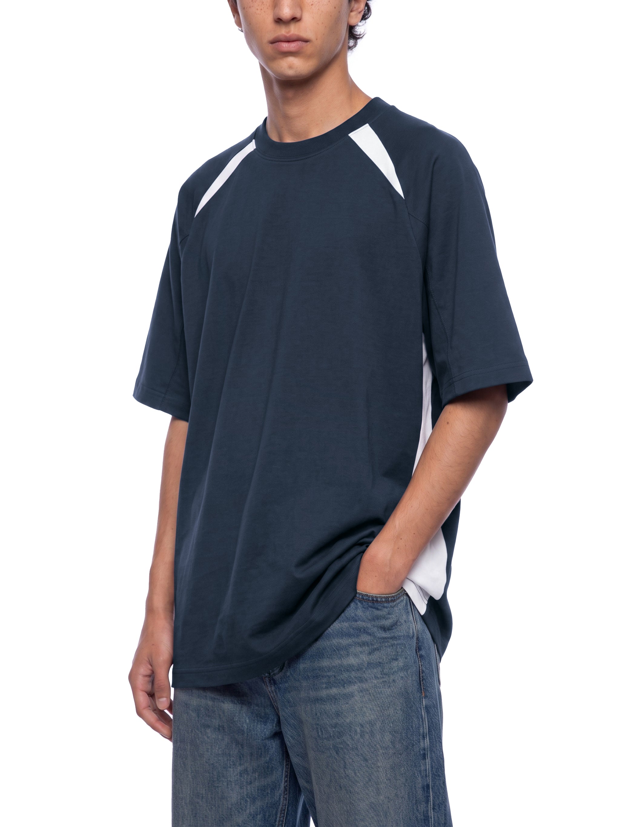 Unisex Contrast Panel Raglan T-Shirt