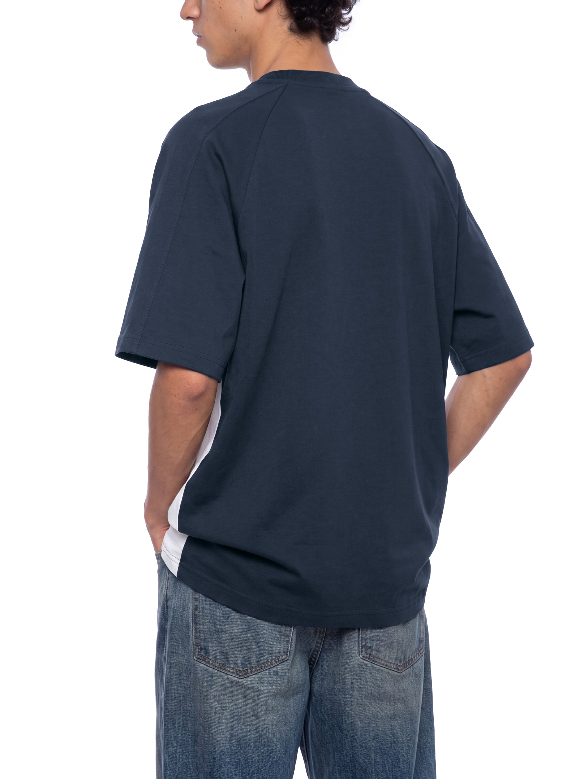 Unisex Contrast Panel Raglan T-Shirt