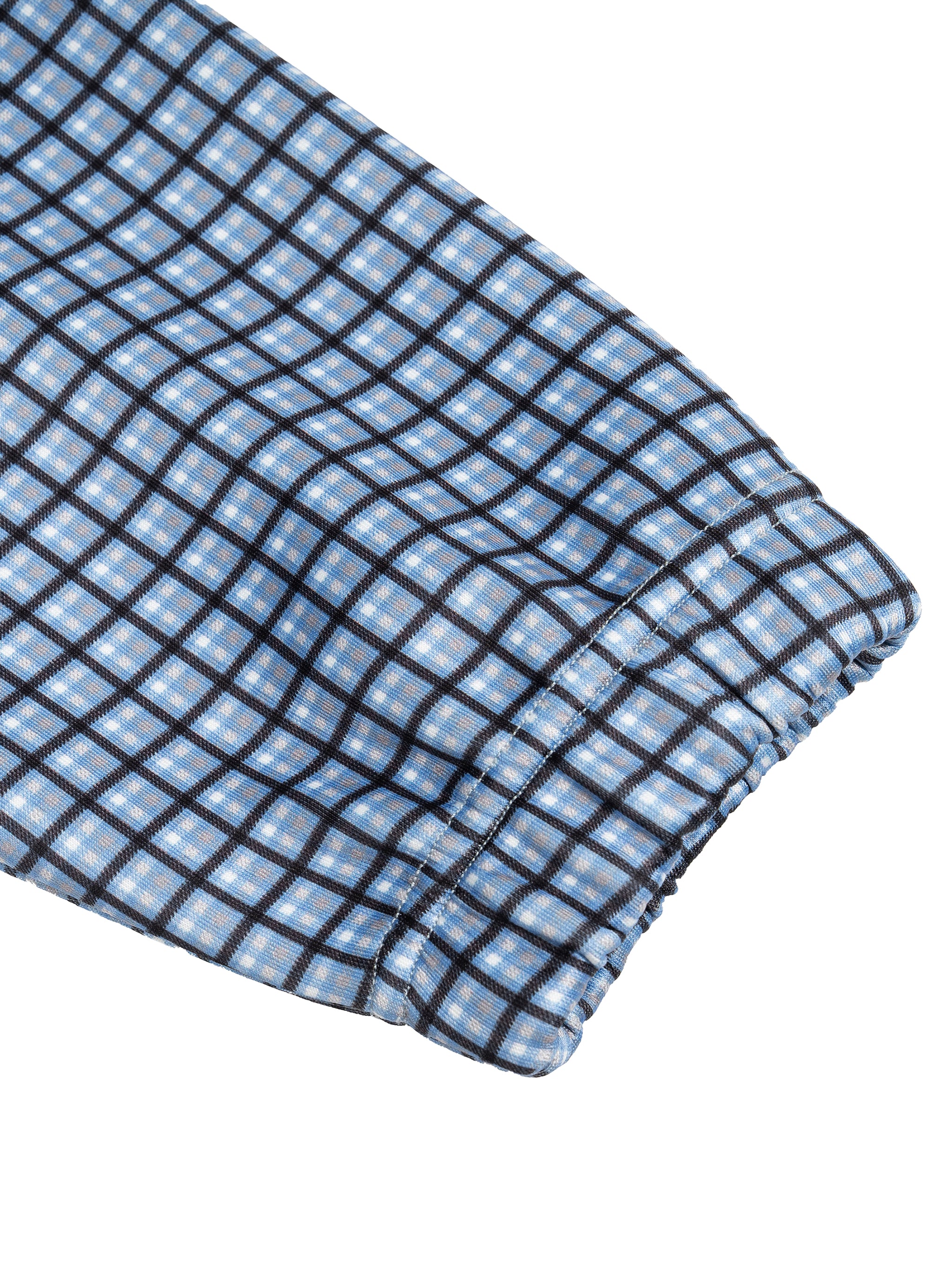 Unisex Plaid Quarter-Zip Sweatshirt