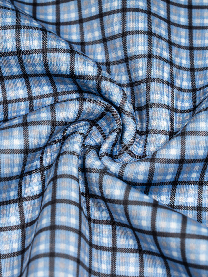 Unisex Plaid Quarter-Zip Sweatshirt