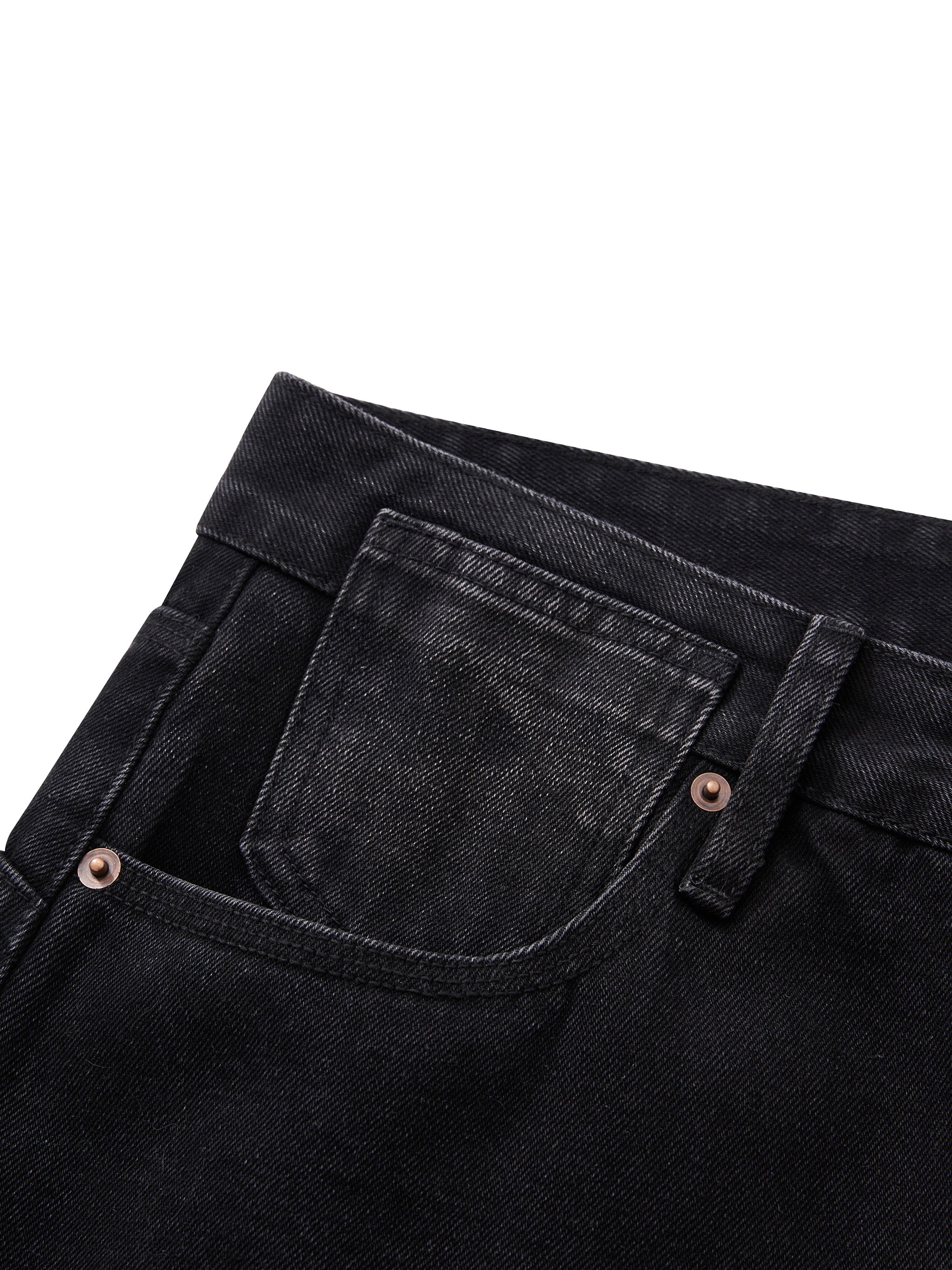 Men's Vintage Wash Wide Leg Jeans