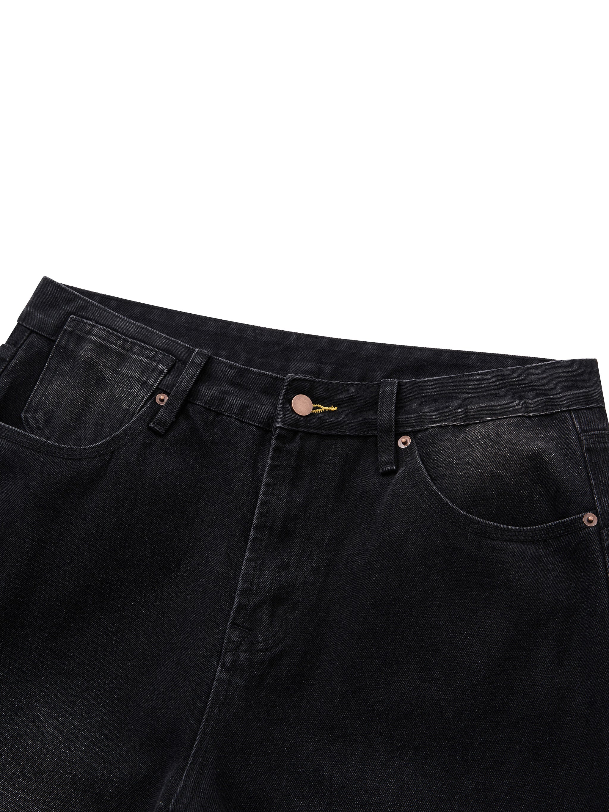 Men's Vintage Wash Wide Leg Jeans