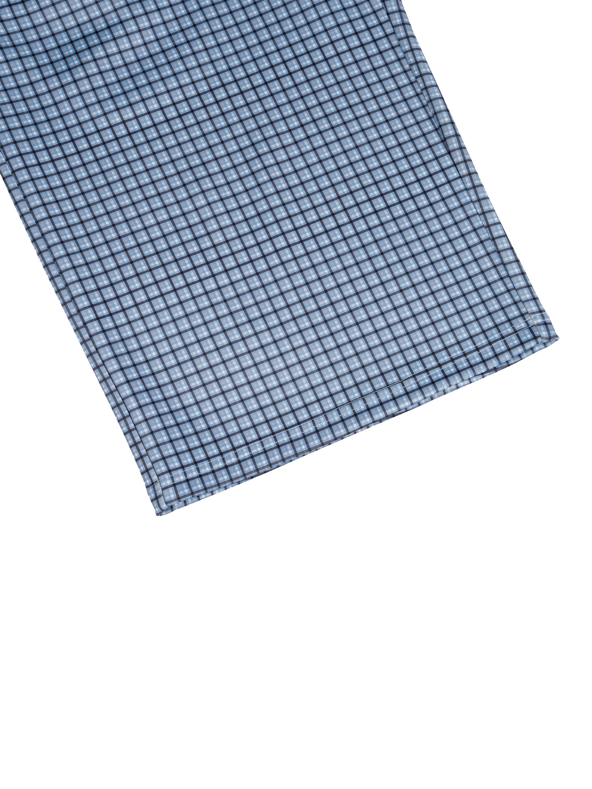 Unisex Plaid Drawstring Shorts