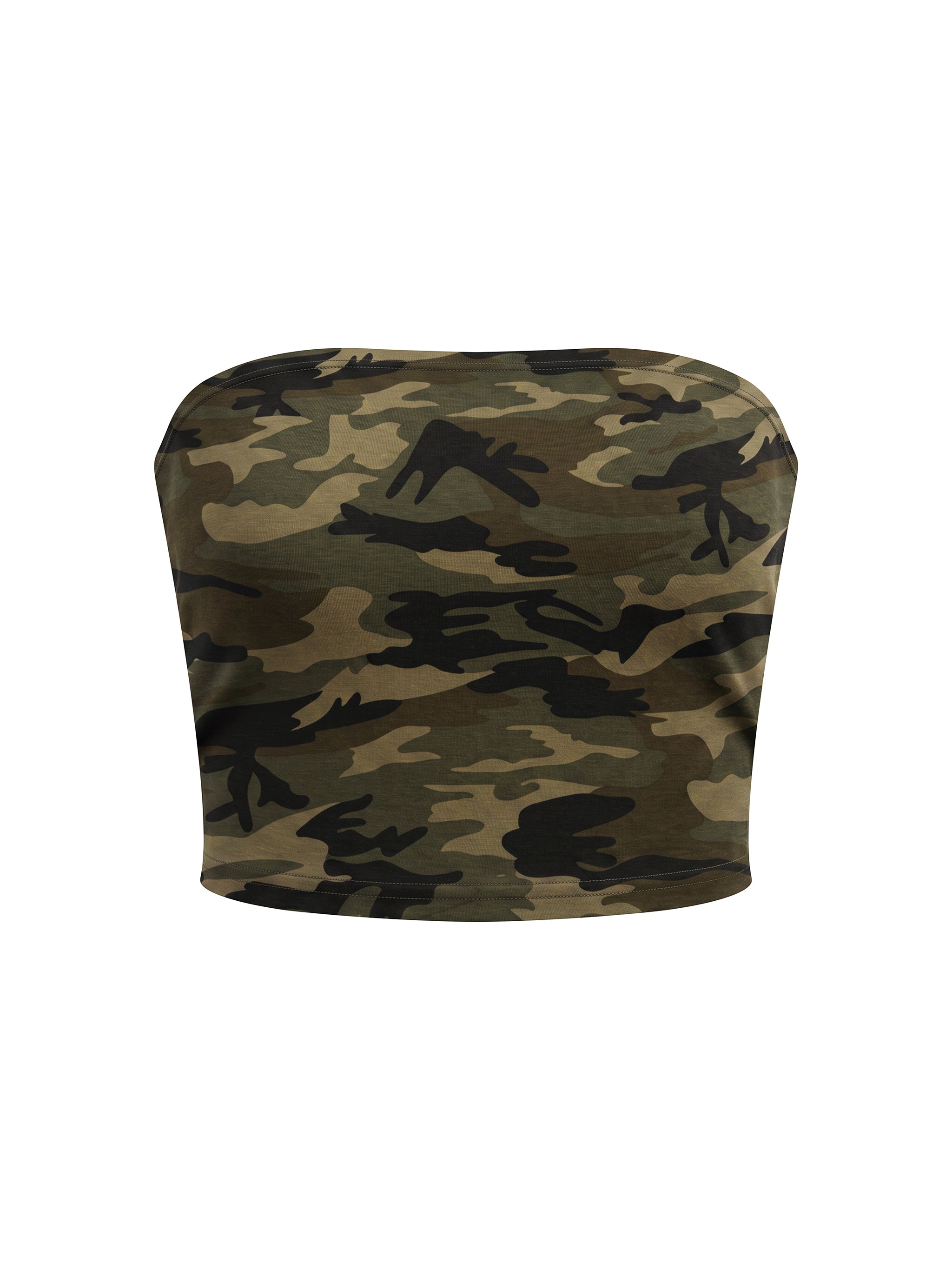 Women’s brand  Camo Cropped Tube Top