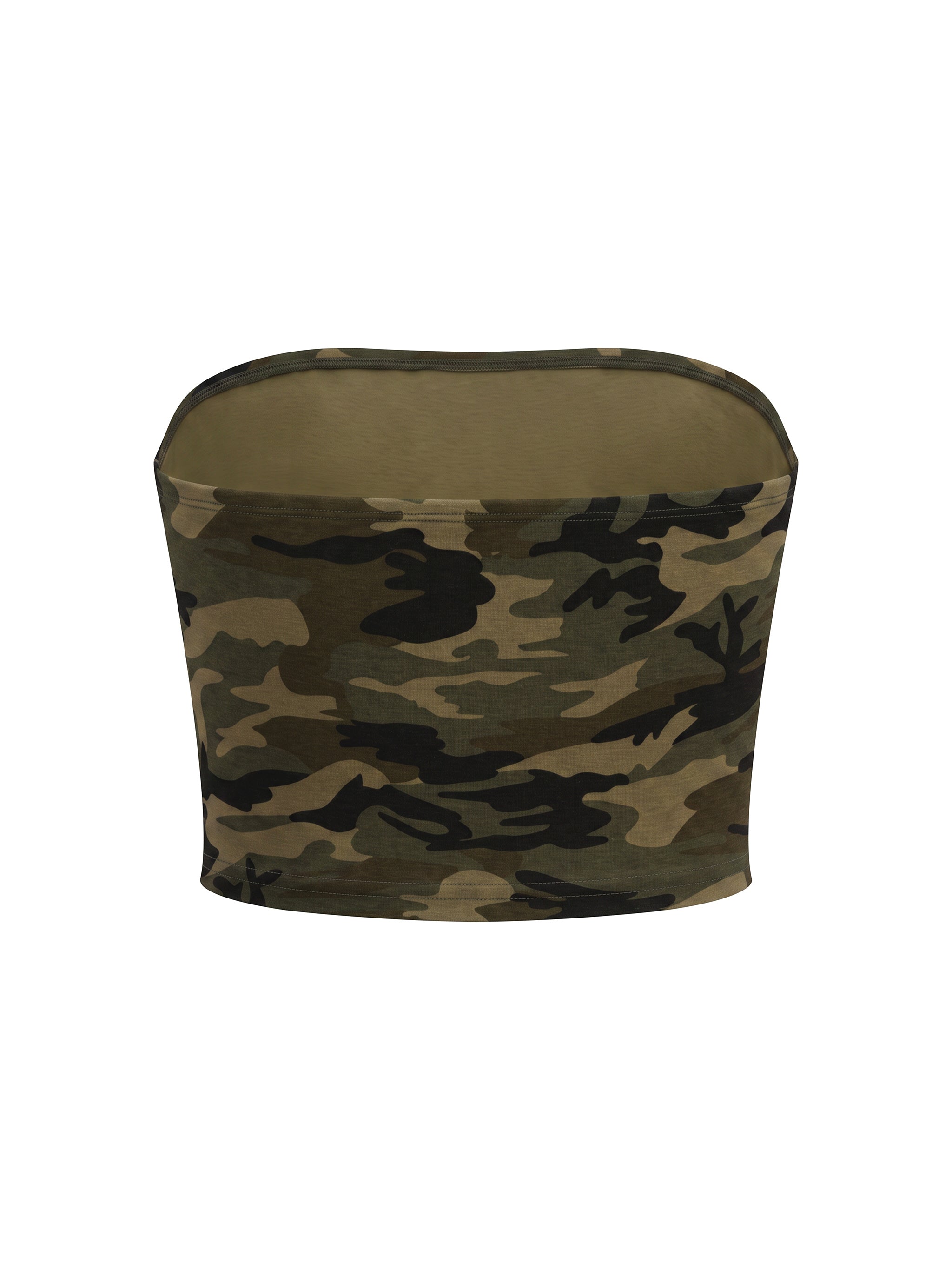 Women’s brand  Camo Cropped Tube Top