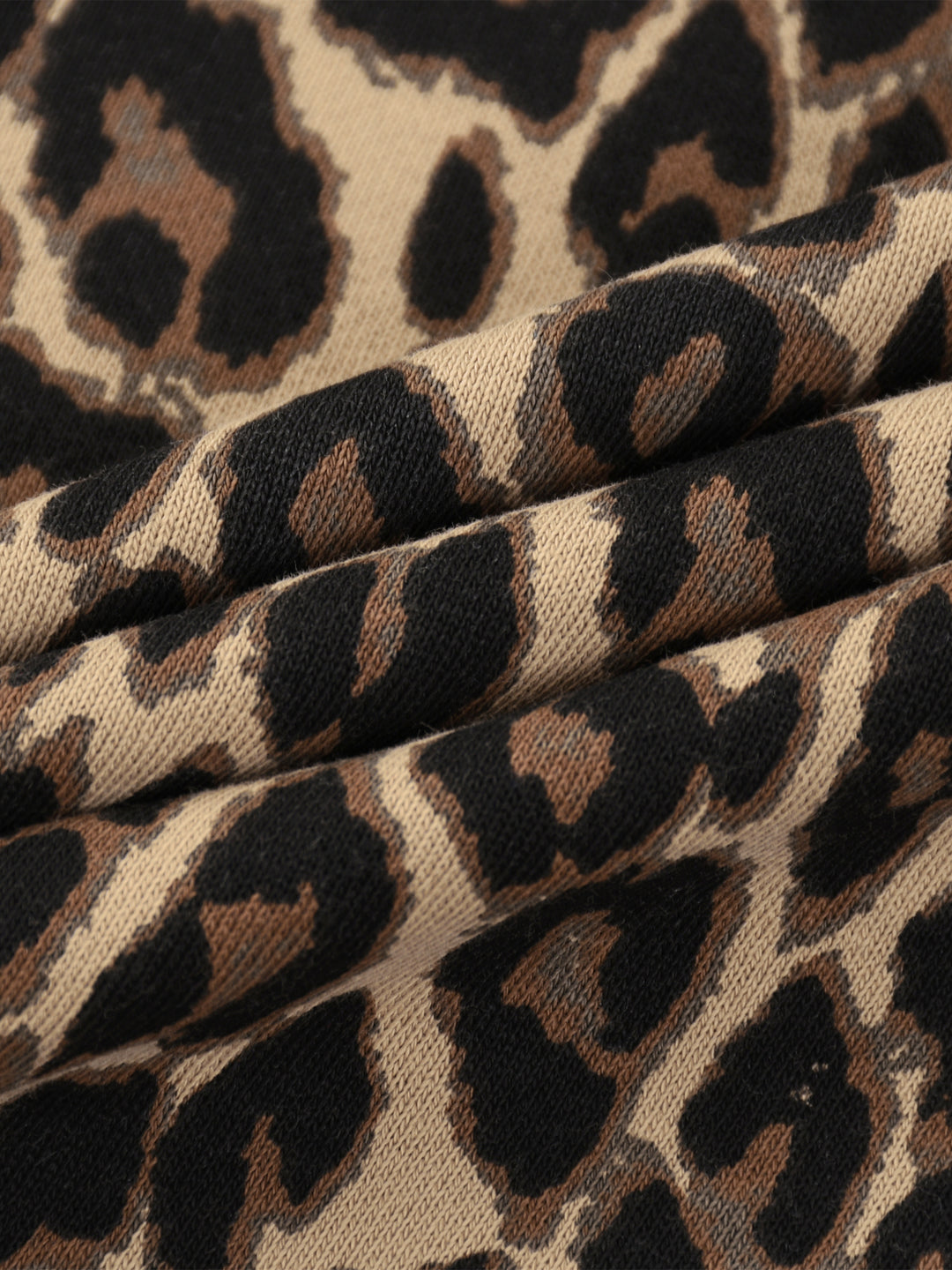 men brand Leopard Full Zip Hoodie