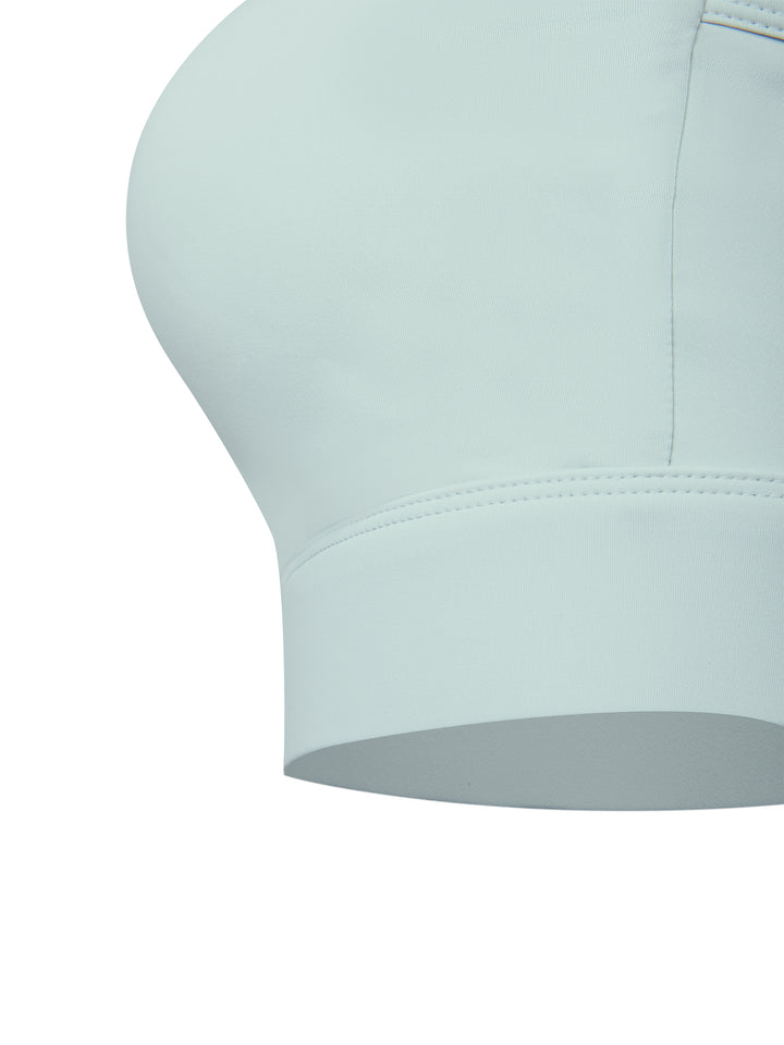 Women’s  gym wear Cropped Zip Yoga Sports Bra