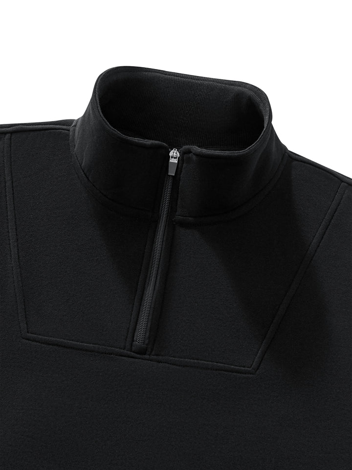 Women’s brand hoddies  Loose Fleece Quarter-Zip Sweatshirt