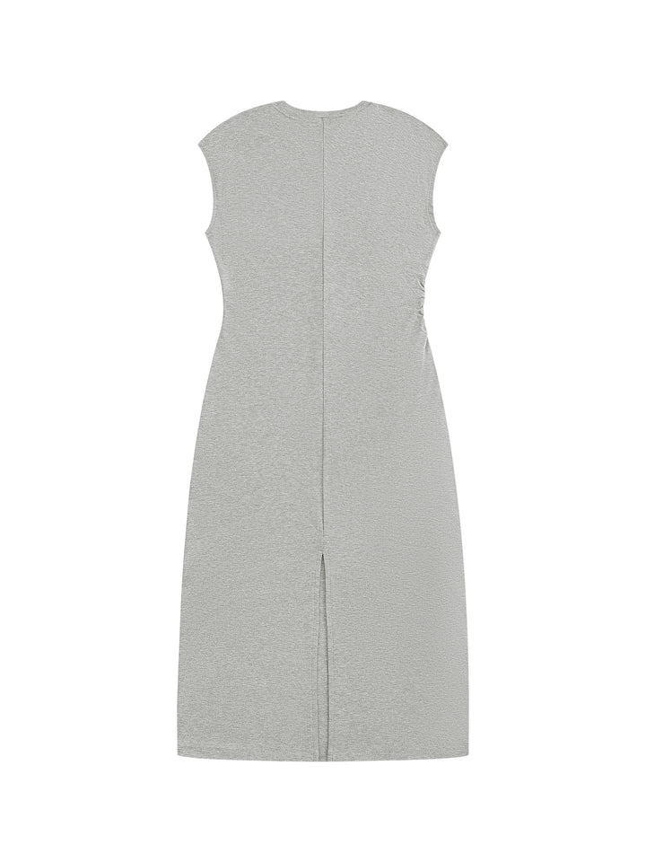 Women’s one peice Ruched Sleeveless Dress