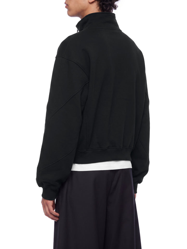 Women’s brand hoddies  Loose Fleece Quarter-Zip Sweatshirt