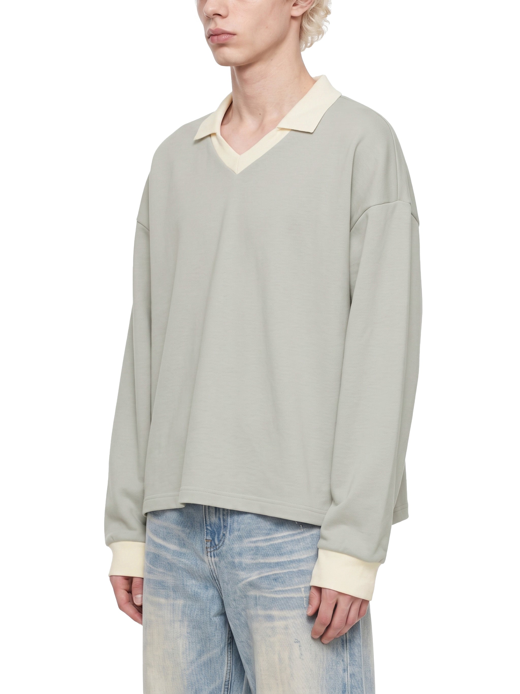 men brand Unisex Color Block Long Sleeve Sweatshirt