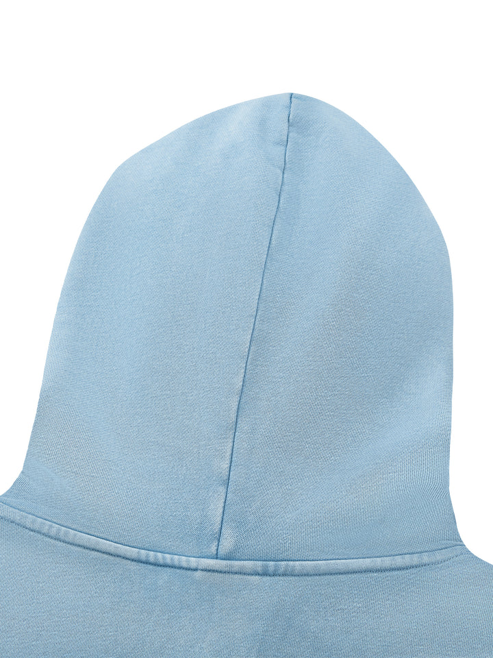 men hoddies Unisex Mineral Wash Boxy Full Zip Hoodie