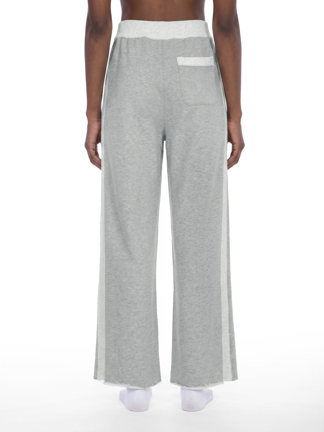 Women PENT  Color Block Raw Hem Sweatpants