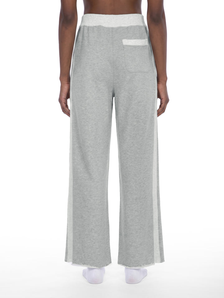 Women PENT  Color Block Raw Hem Sweatpants