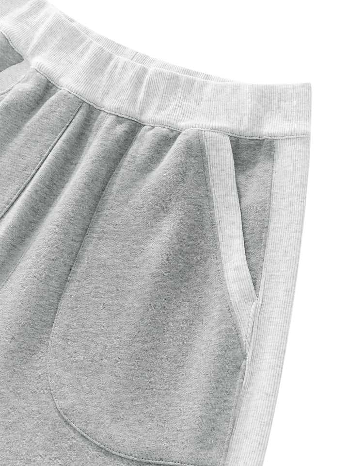 Women PENT  Color Block Raw Hem Sweatpants