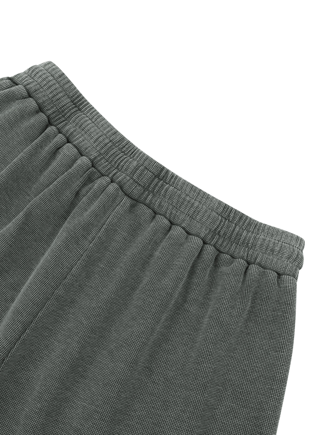 WOMEN PENT TROUSER Mineral Wash Waffle Sweatpants