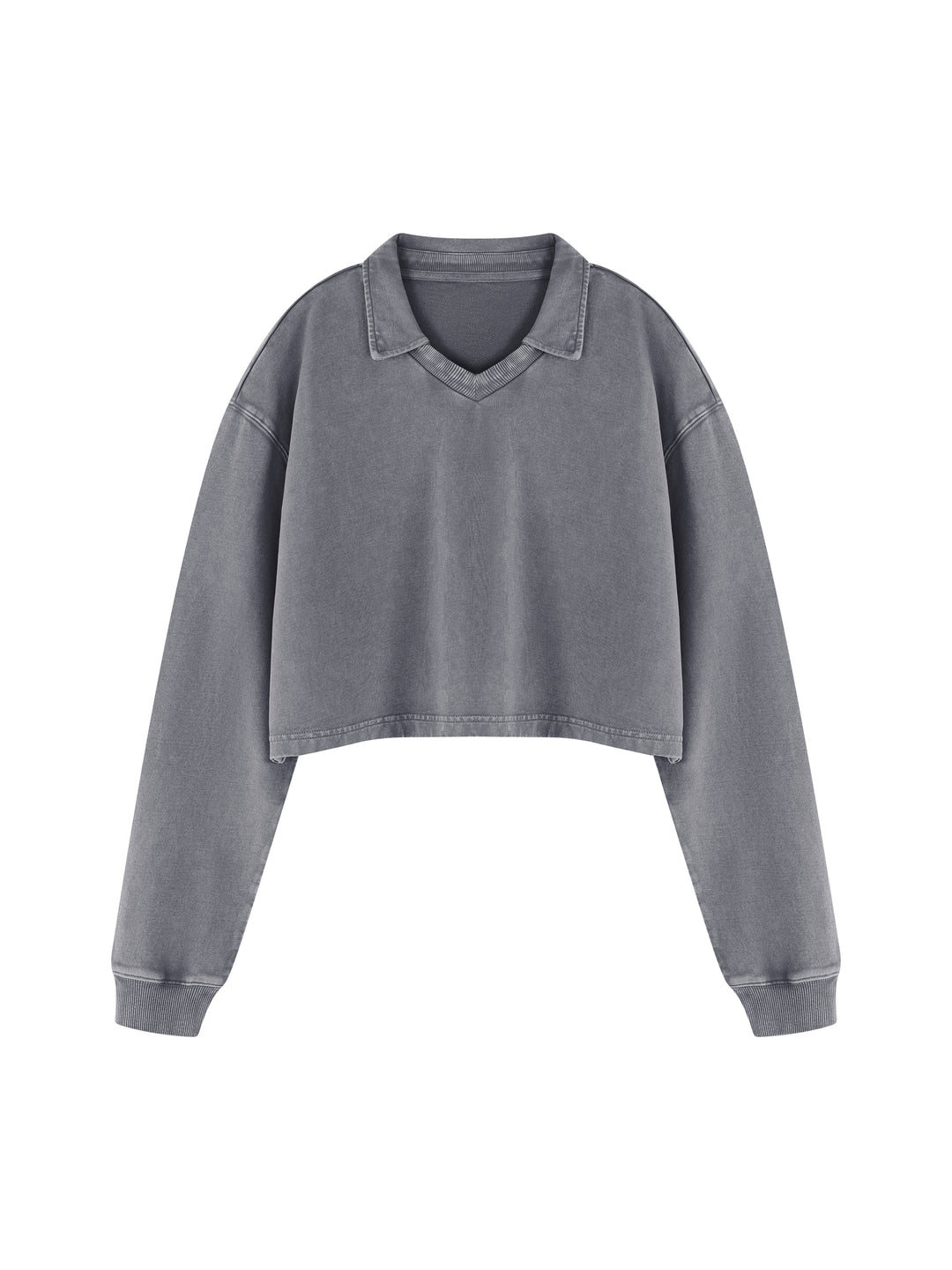 Women’ HODDIES Vintage Wash Crop Sweatshirt