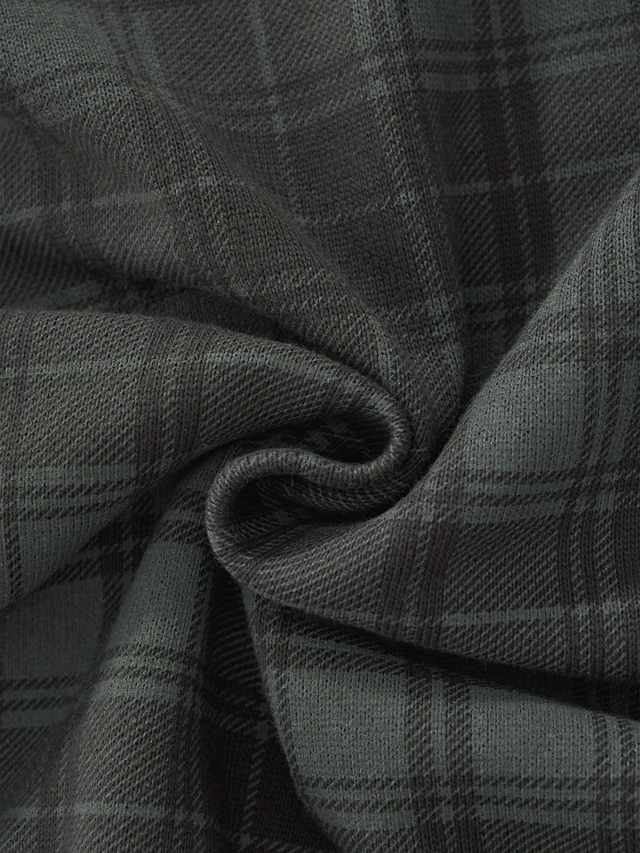 women pent Unisex Plaid Straight Leg Pants
