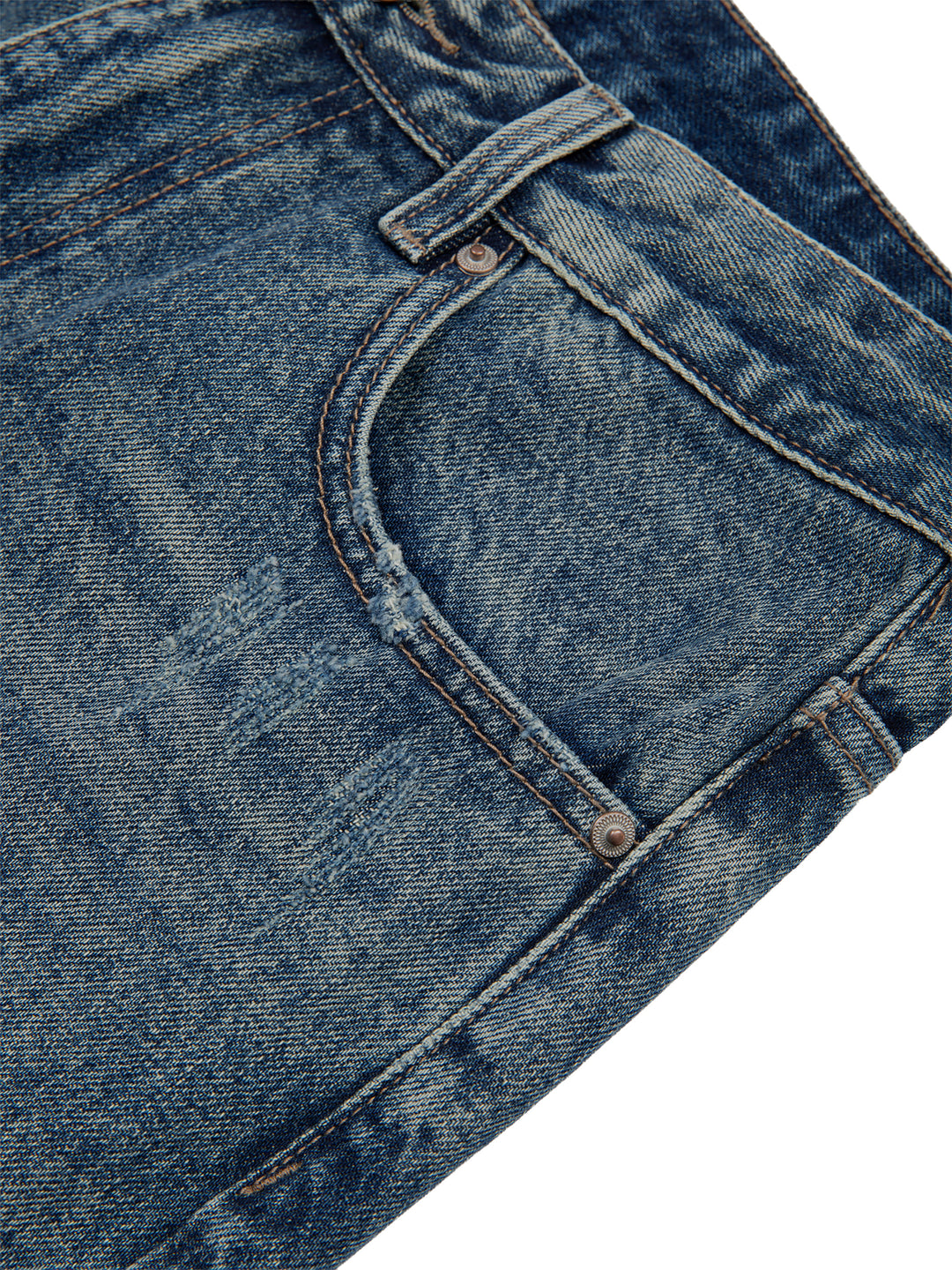 Men pent Vintage Wash Denim Jeans
