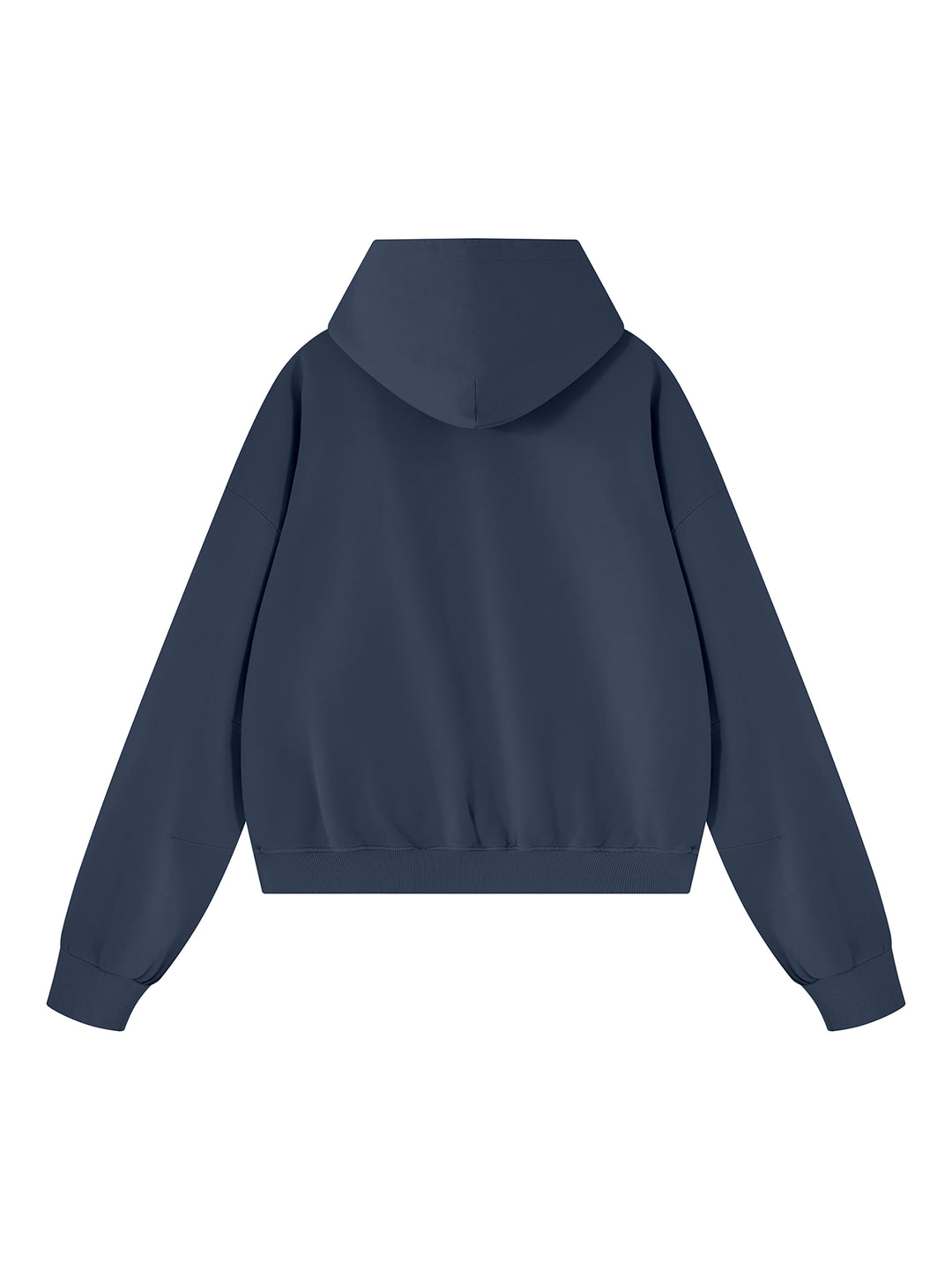 WOMEN HODDIES  Vintage Wash Boxy Full Zip Hoodie
