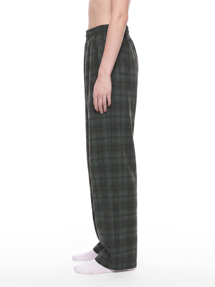 women pent Unisex Plaid Straight Leg Pants