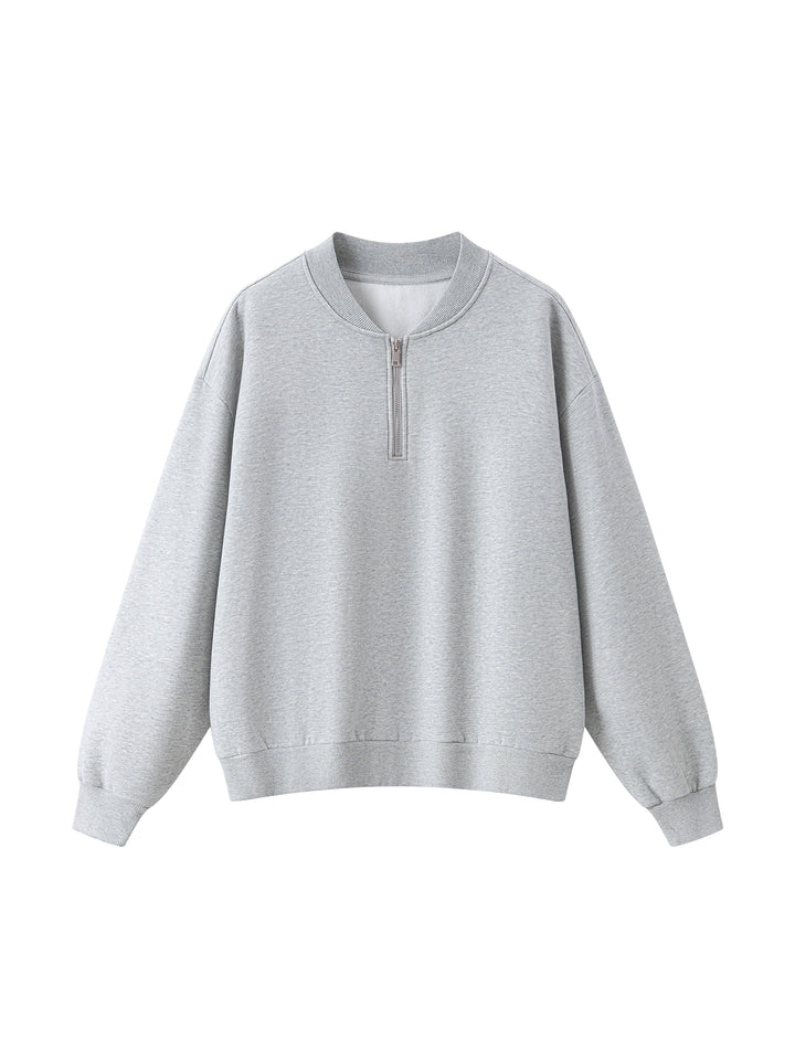 men hoddies Vintage Wash Fleece Quarter Zip Sweatshirt