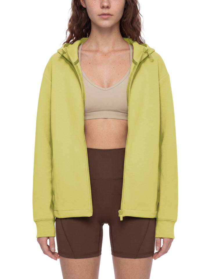 WOMEN HODDIES  Regular Fit Full Zip Hoodie
