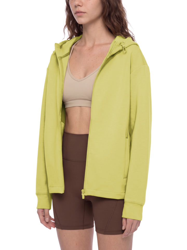 WOMEN HODDIES  Regular Fit Full Zip Hoodie