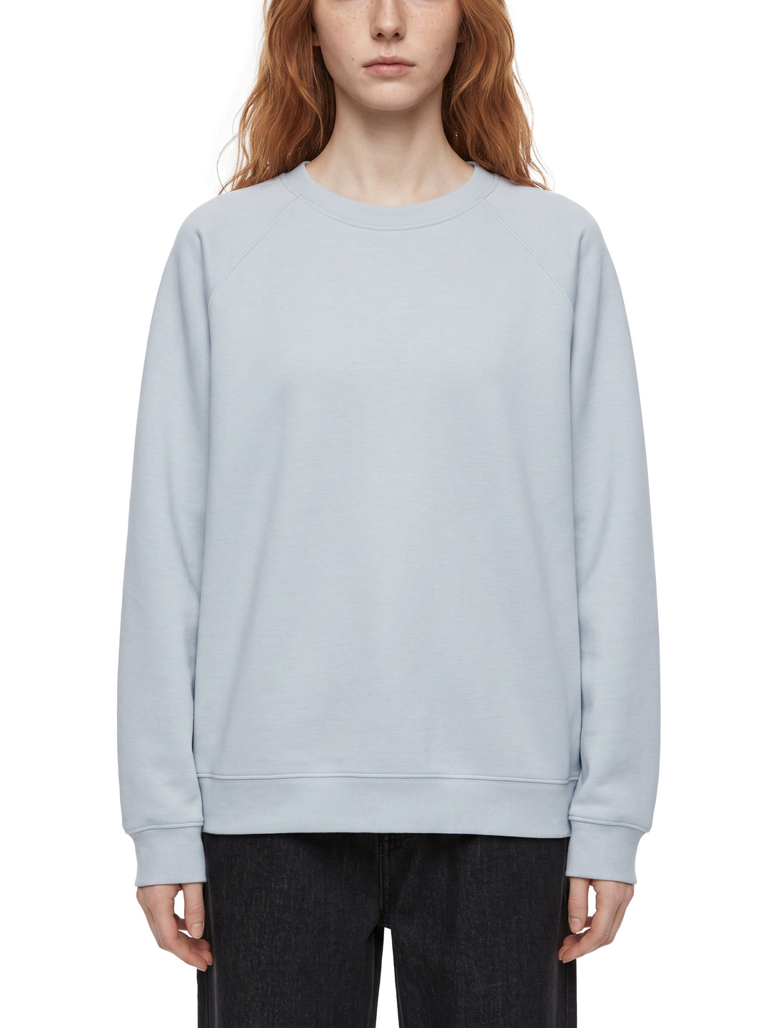 WOMEN HODDIES  Regular Fit Crewneck Sweatshirt