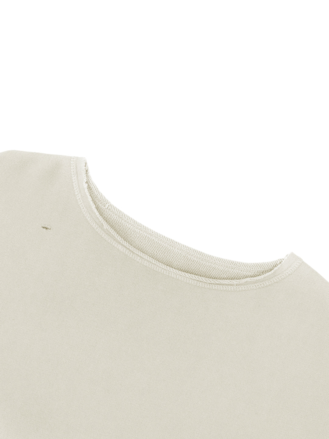 MEN HODDIES  Raw Edge Crewneck Sweatshirt