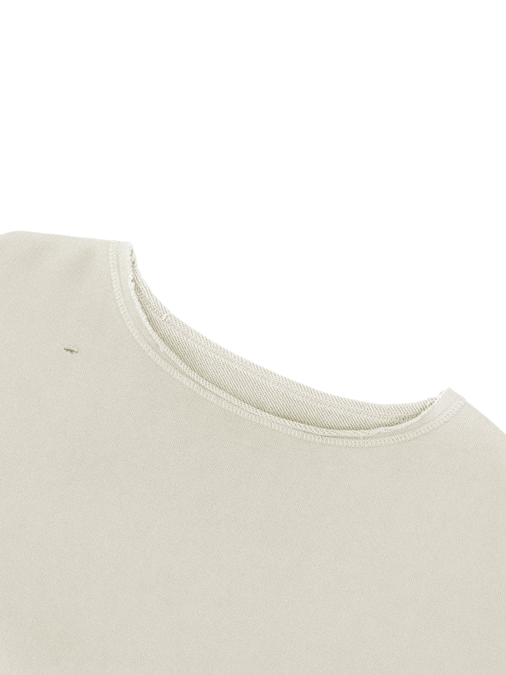 MEN HODDIES  Raw Edge Crewneck Sweatshirt