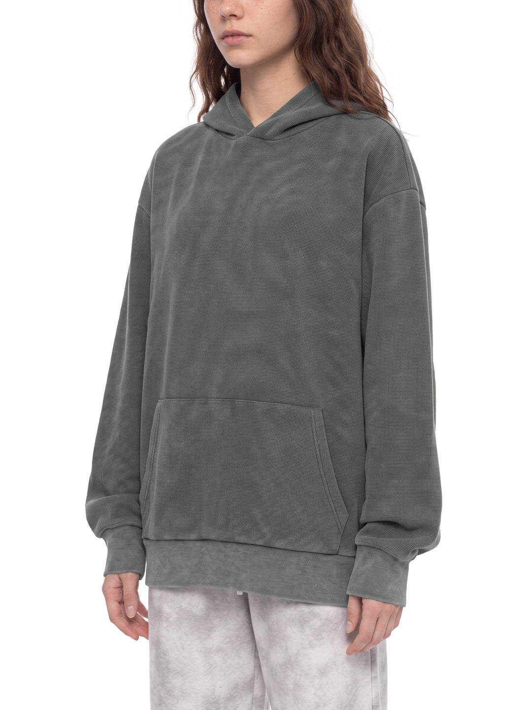 WOMEN HODDIES Mineral Wash Oversized Hoodie