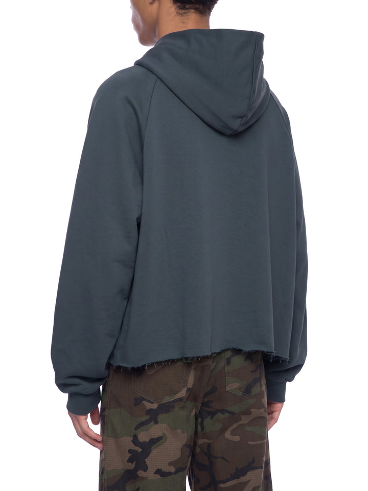 MEN hoddies  Vintage Wash Raw Edge Boxy Hoodie