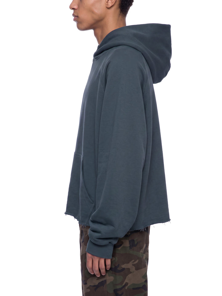 MEN hoddies  Vintage Wash Raw Edge Boxy Hoodie