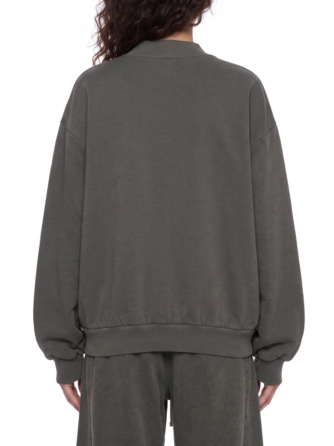 WOMEN HODDIES  Vintage Wash Fleece Quarter Zip Sweatshirt
