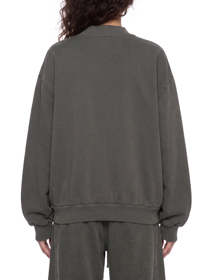 WOMEN HODDIES  Vintage Wash Fleece Quarter Zip Sweatshirt