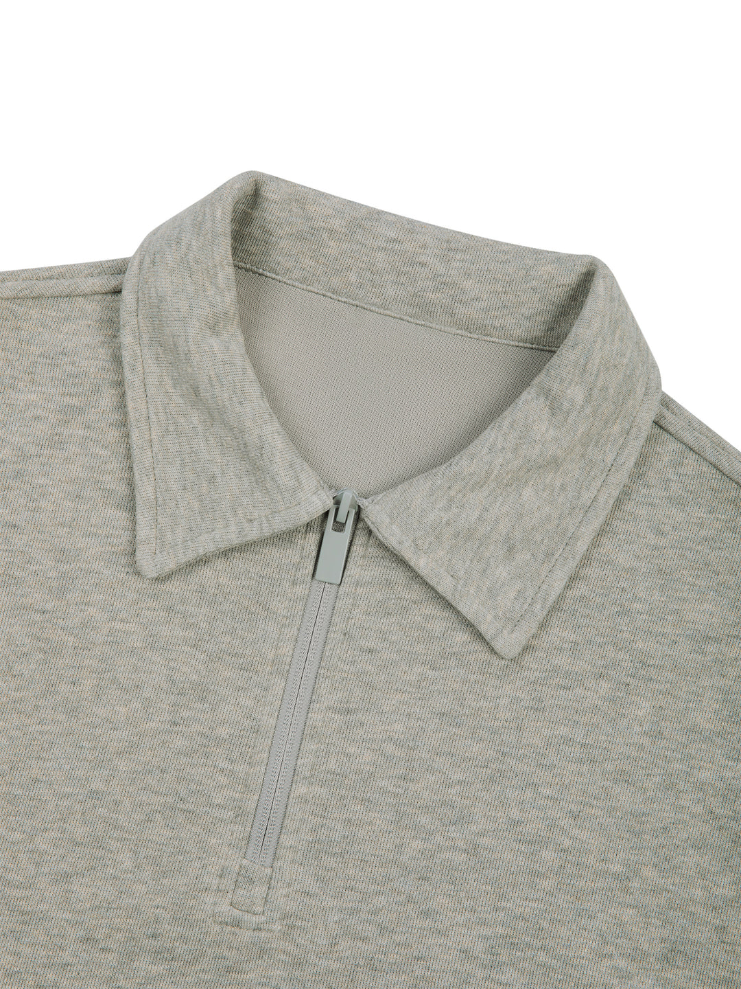 women hoddies  Boxy Quarter-Zip Sweatshirt