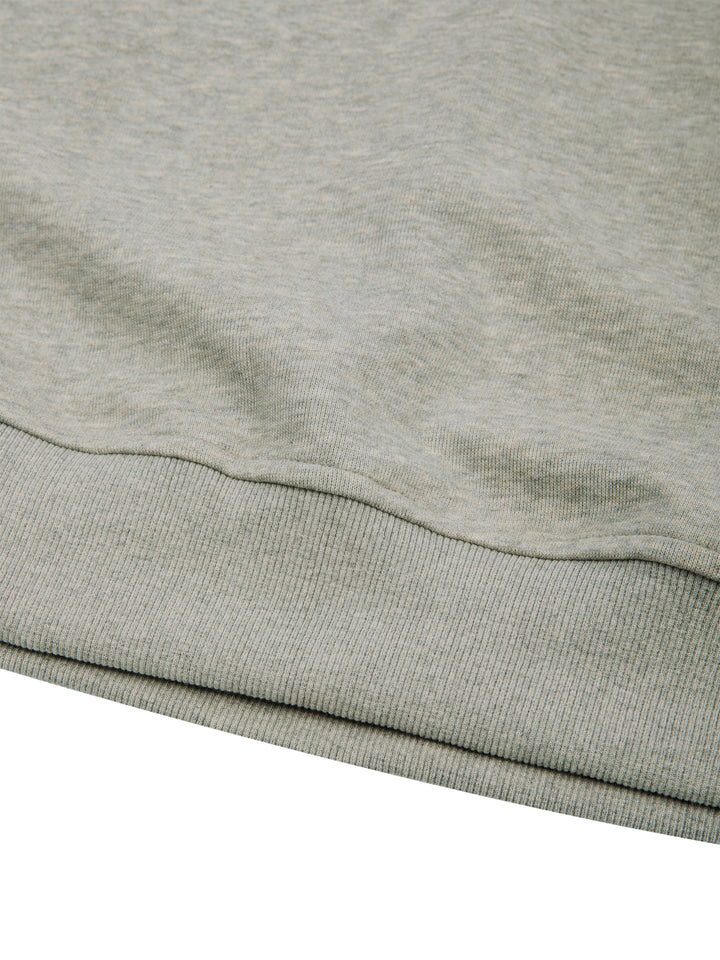 women hoddies  Boxy Quarter-Zip Sweatshirt