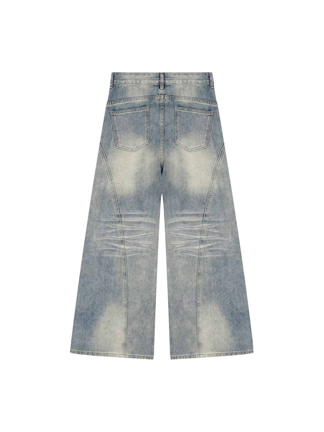 women pent Vintage Wash Wide Leg Denim Jeans