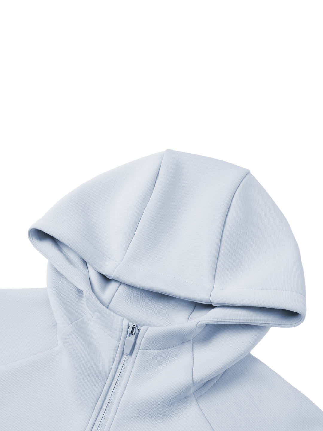 women hoddies Paneled Full Zip Hoodie
