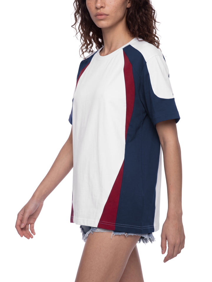 women t shirt Raglan Color Block T-Shirt