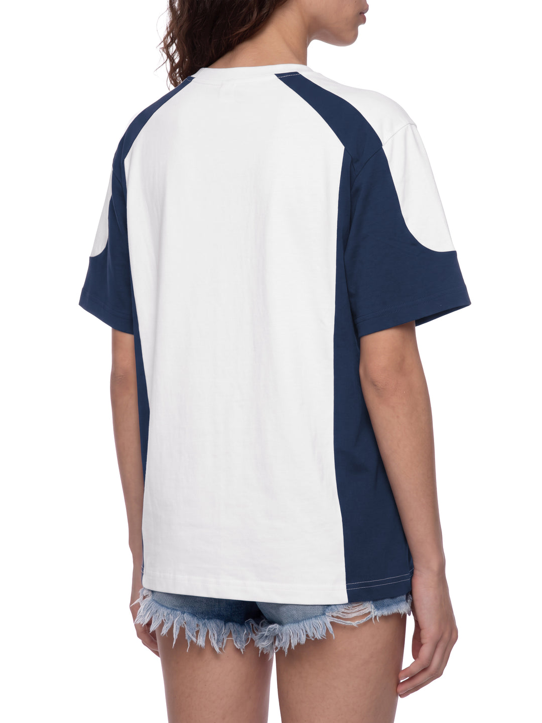 women t shirt Raglan Color Block T-Shirt