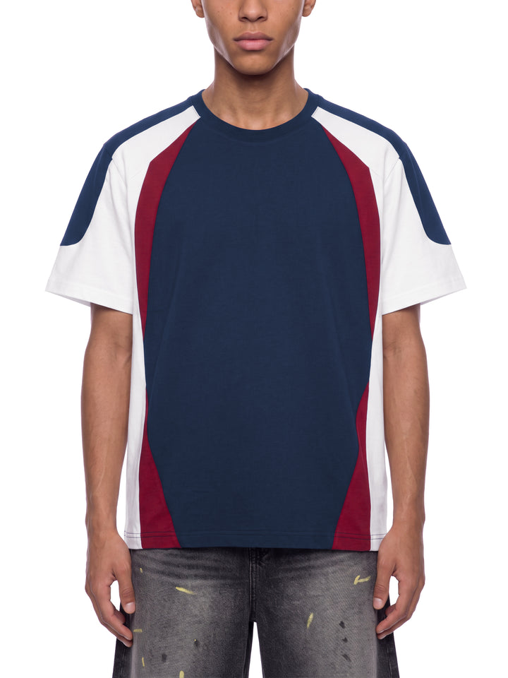 men  shirt  Raglan Color Block T-Shirt