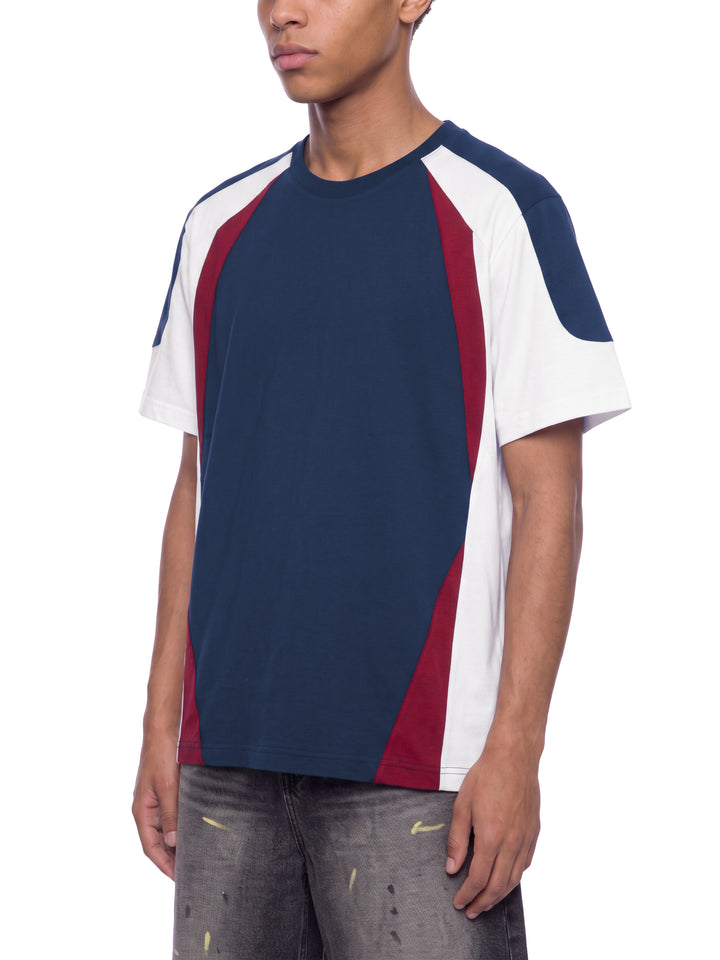 men  shirt  Raglan Color Block T-Shirt